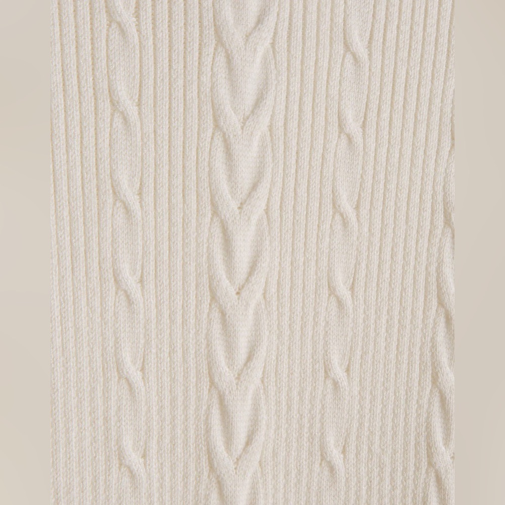 Abercrombie Long-Sleeve Cable Mini Sweater Dress - Picture 2 of 2